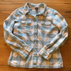 Patagonia women’s Fjord flannel shirt, VGUC, size 6